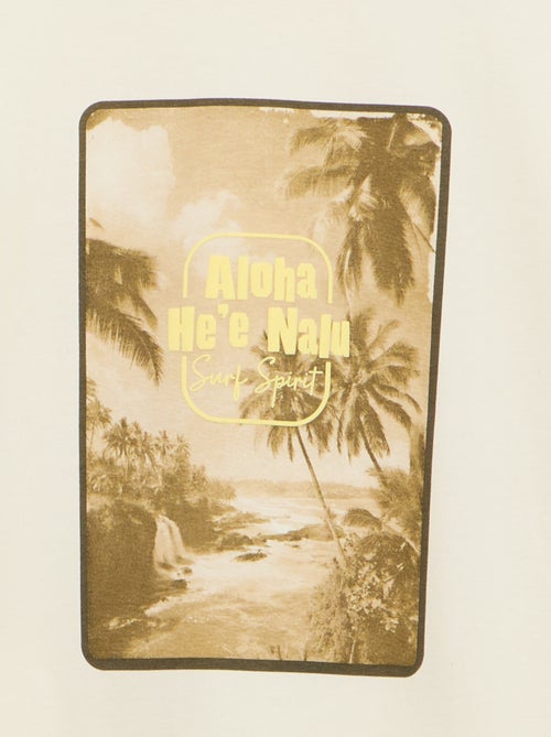 T-shirt a maniche corte con stampa fantasia - Kiabi