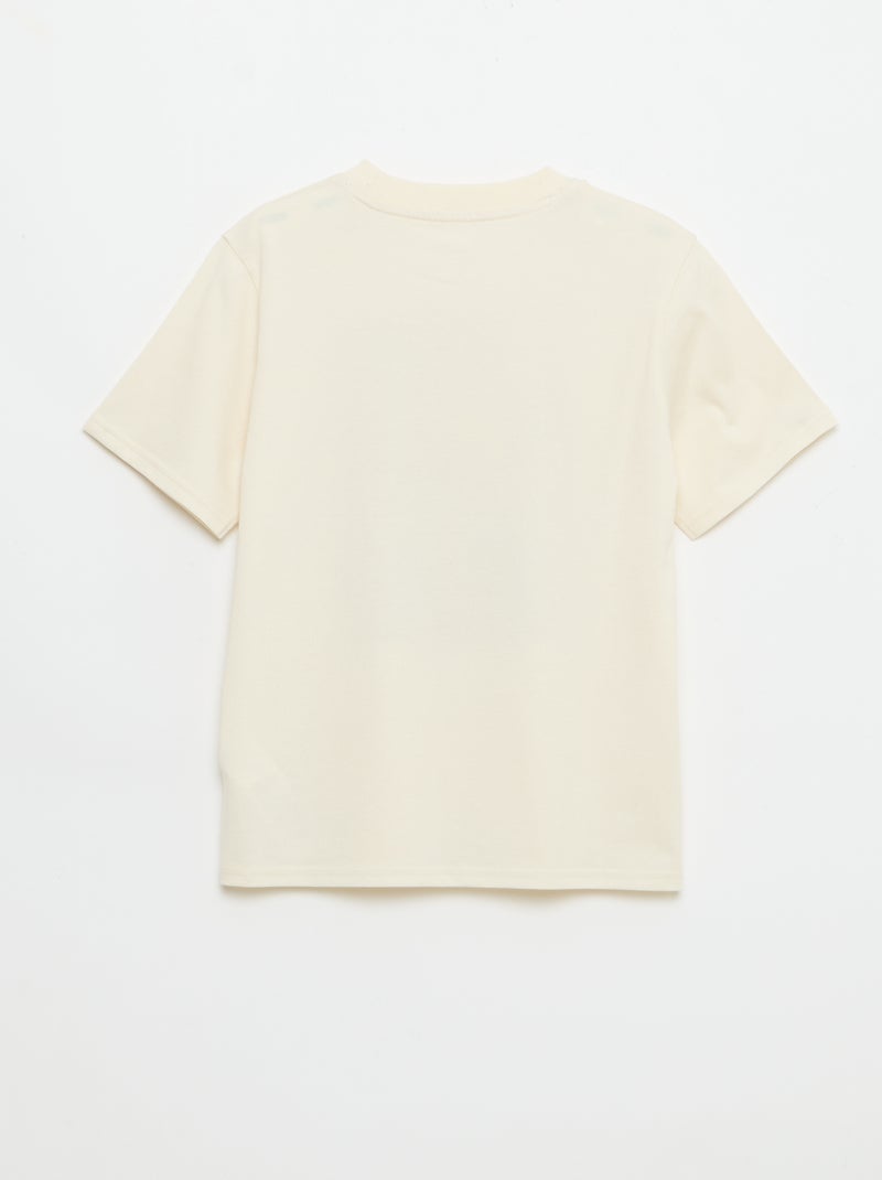 T-shirt a maniche corte con stampa fantasia Bianco - Kiabi