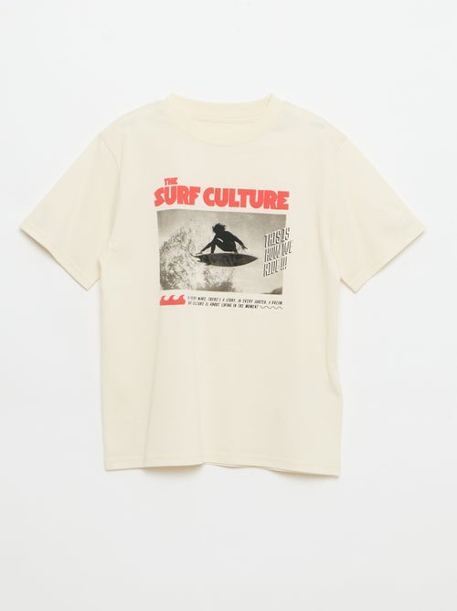 T-shirt a maniche corte con stampa fantasia - Kiabi