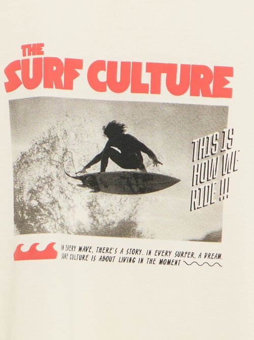 T-shirt a maniche corte con stampa fantasia - Kiabi