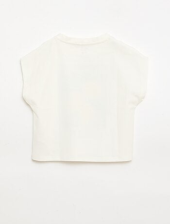 T-shirt a maniche corte con stampa fantasia