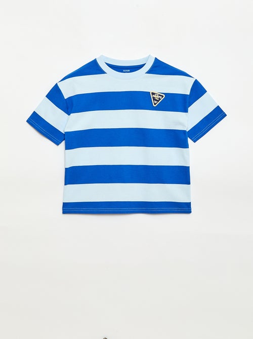 T-shirt a maniche corte con stampa frontale - Kiabi