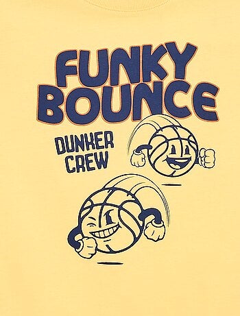 T-shirt a maniche corte con stampa frontale