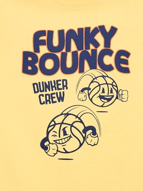 T-shirt a maniche corte con stampa frontale - Kiabi