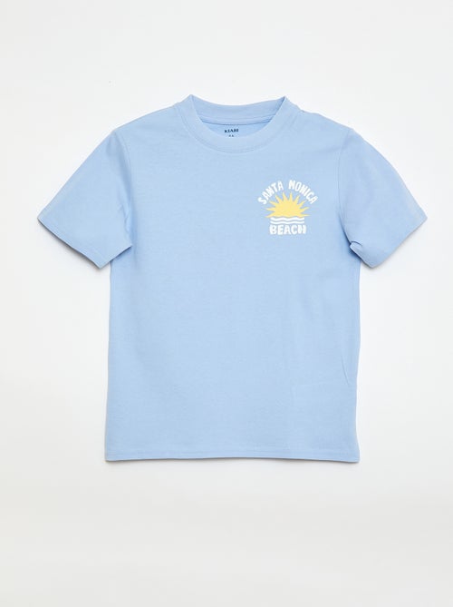T-shirt a maniche corte con stampa fronte/retro - Kiabi
