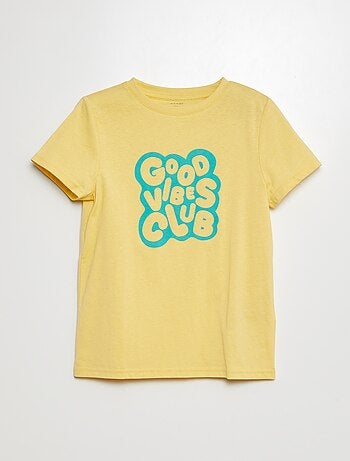 T-shirt a maniche corte con stampa