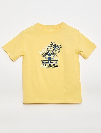 T-shirt a maniche corte con stampa