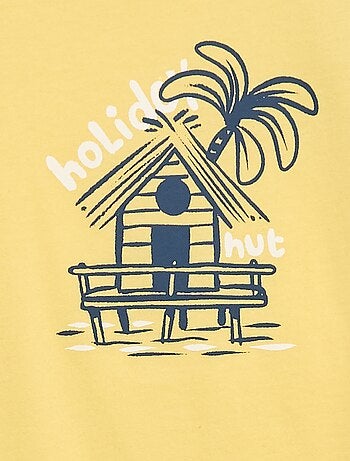 T-shirt a maniche corte con stampa