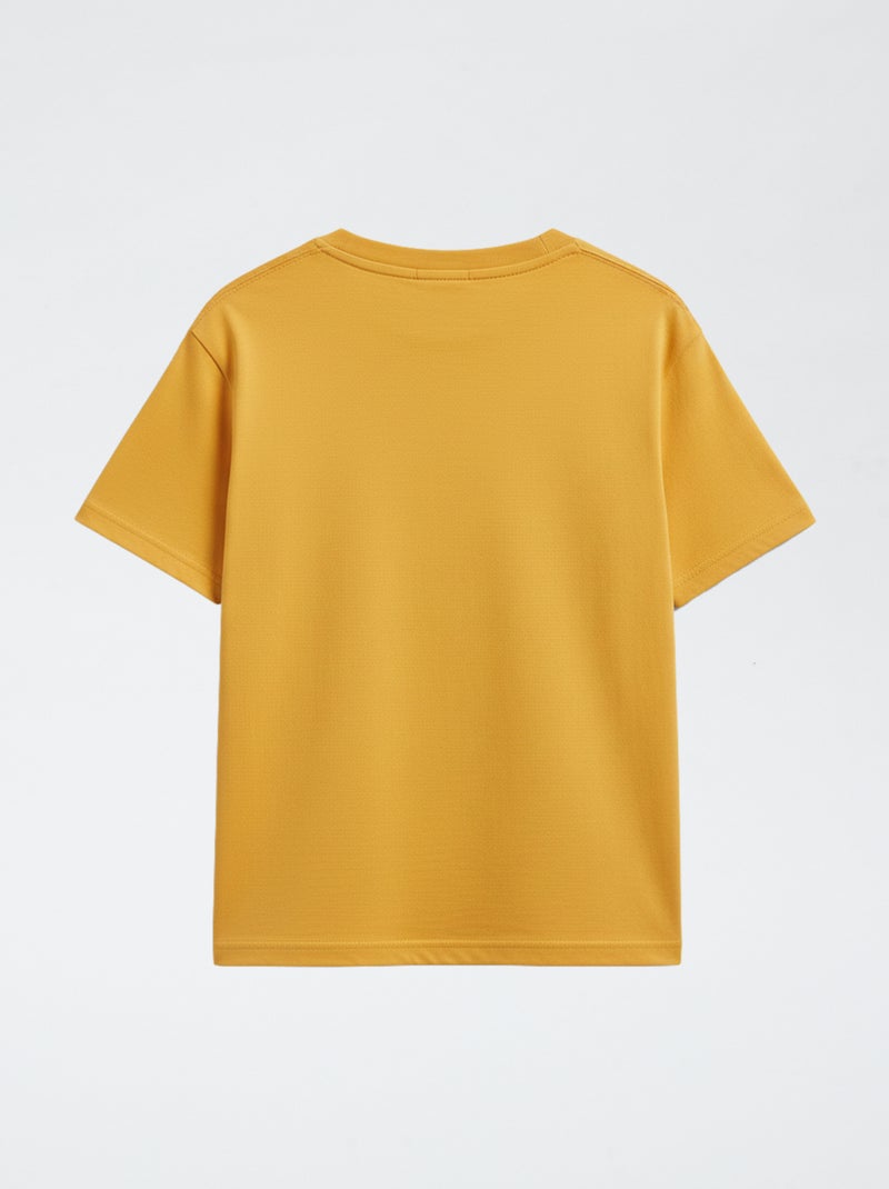T-shirt a maniche corte con stampa Giallo - Kiabi