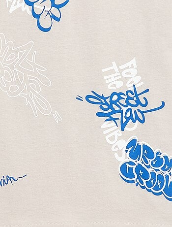 T-shirt a maniche corte con stampa