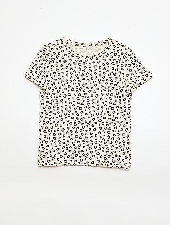 T-shirt a maniche corte stampata