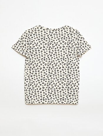 T-shirt a maniche corte stampata