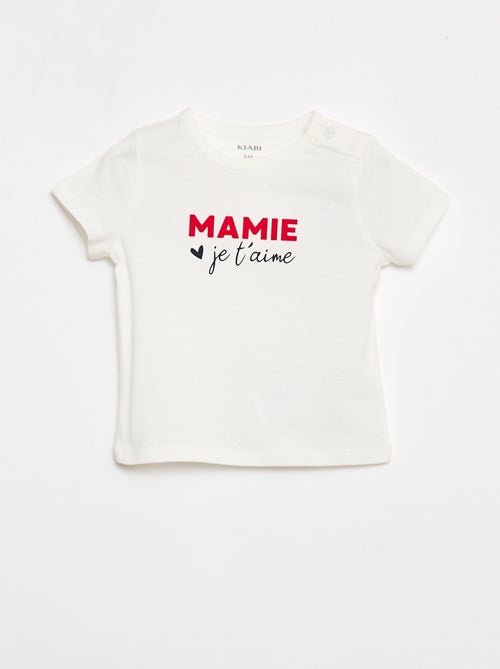 T-shirt a maniche corte con stampa 'Mami' - Kiabi