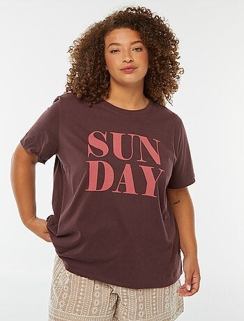 T-shirt a maniche corte con stampa