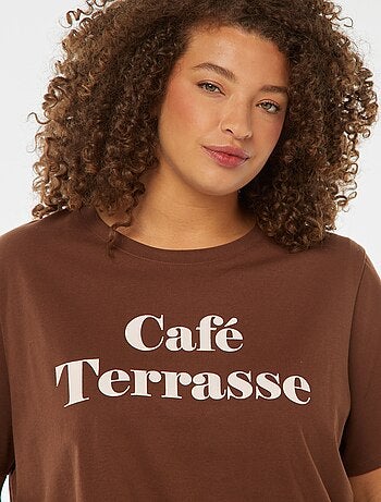 T-shirt a maniche corte con stampa