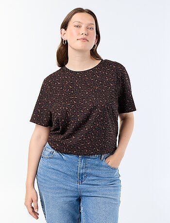 T-shirt a maniche corte con stampa