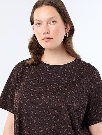 T-shirt a maniche corte con stampa