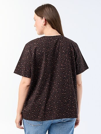 T-shirt a maniche corte con stampa