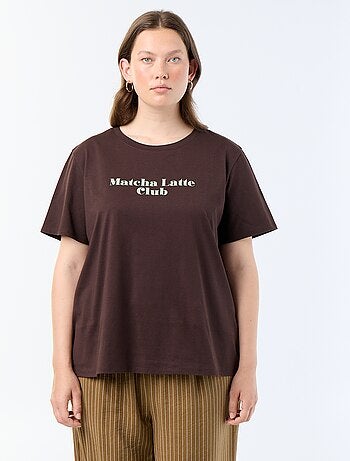 T-shirt a maniche corte con stampa