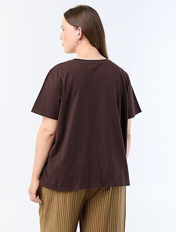 T-shirt a maniche corte con stampa