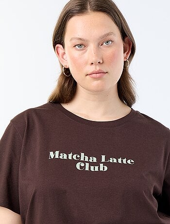 T-shirt a maniche corte con stampa