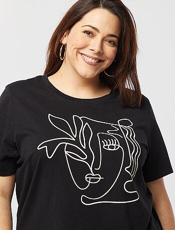 T-shirt a maniche corte con stampa