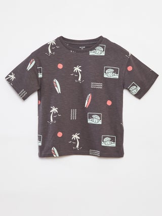 T-shirt a maniche corte con stampa