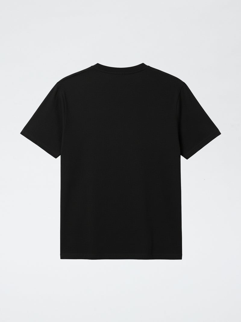 T-shirt a maniche corte con stampa Nero - Kiabi