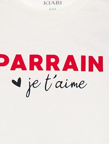 T-shirt a maniche corte con stampa 'Mami'