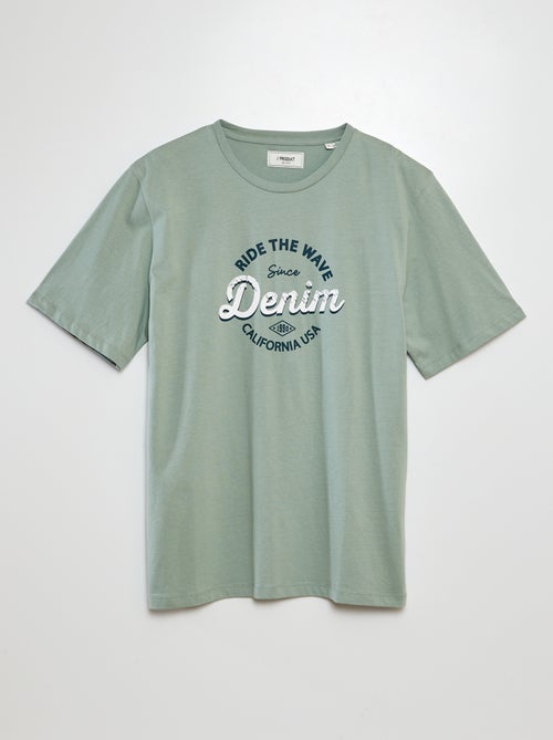 T-shirt a maniche corte con stampa 'Produkt' - Kiabi