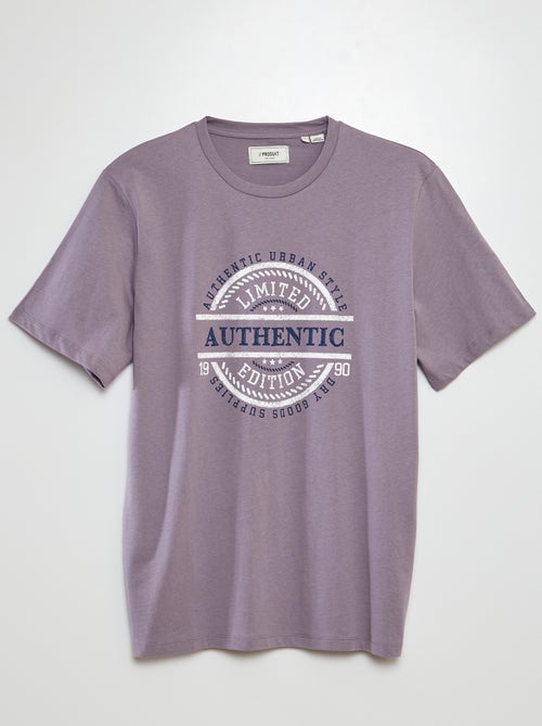 T-shirt a maniche corte con stampa 'Produkt' - Kiabi