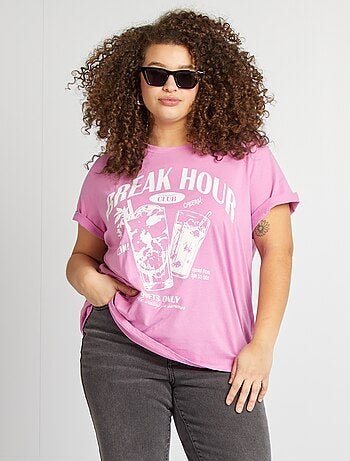 T-shirt a maniche corte con stampa