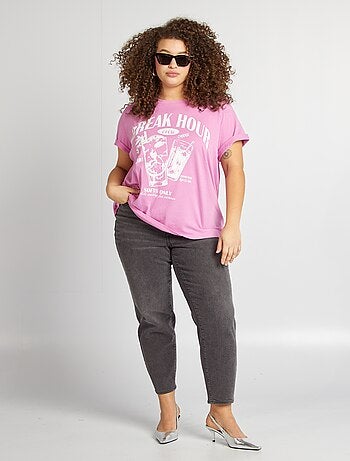 T-shirt a maniche corte con stampa