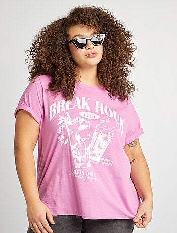 T-shirt a maniche corte con stampa