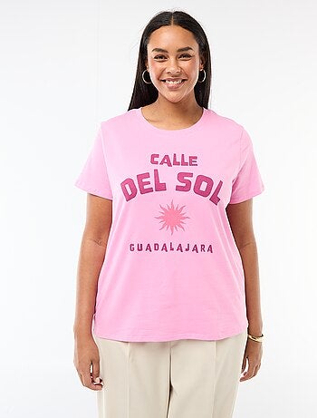 T-shirt a maniche corte con stampa