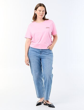 T-shirt a maniche corte con stampa