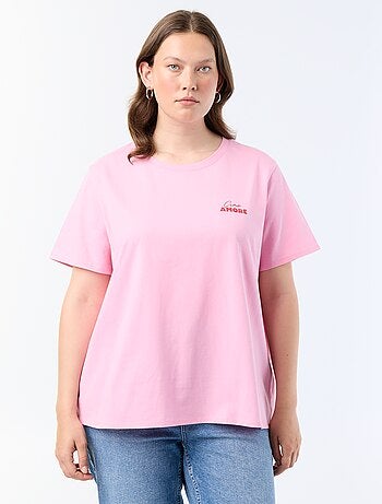 T-shirt a maniche corte con stampa
