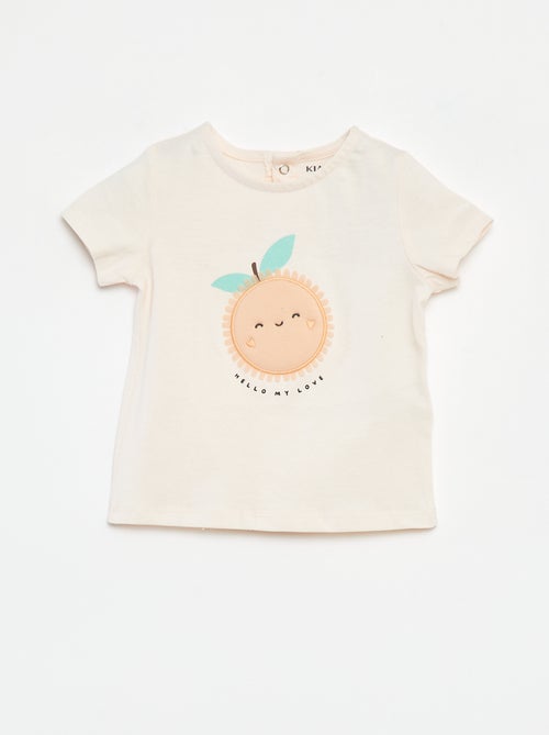 T-shirt a maniche corte con stampa - Kiabi