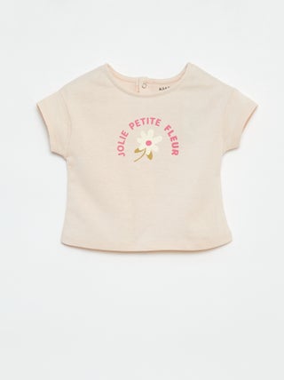 T-shirt a maniche corte con stampa