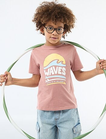 T-shirt a maniche corte con stampa