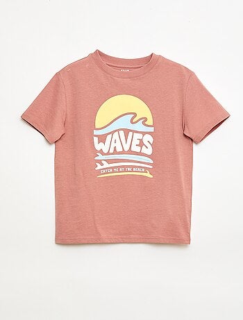 T-shirt a maniche corte con stampa