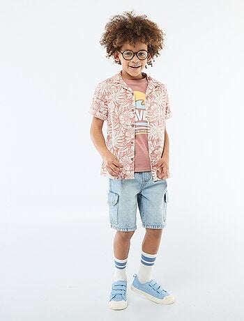 T-shirt a maniche corte con stampa