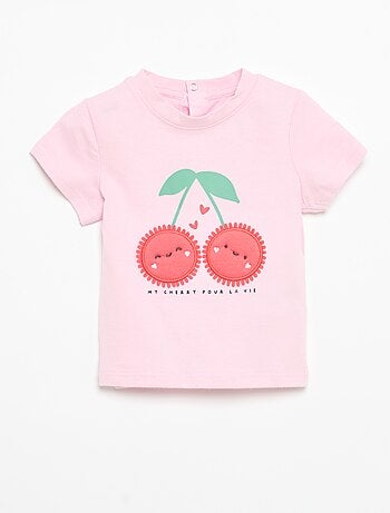 T-shirt a maniche corte con stampa