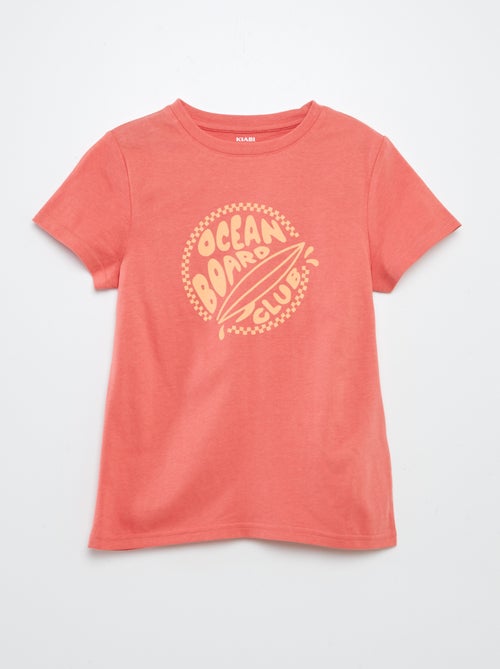 T-shirt a maniche corte con stampa - Kiabi