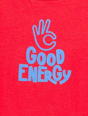 T-shirt a maniche corte con stampa