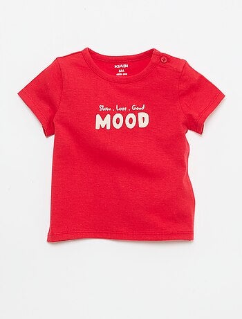 T-shirt a maniche corte con stampa