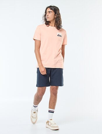 T-shirt a maniche corte con stampa 'Surf' davanti e dietro