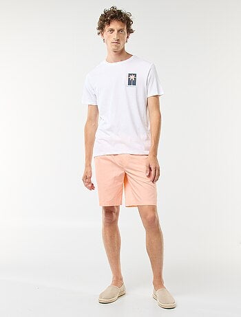 T-shirt a maniche corte con stampa 'Surf' davanti e dietro