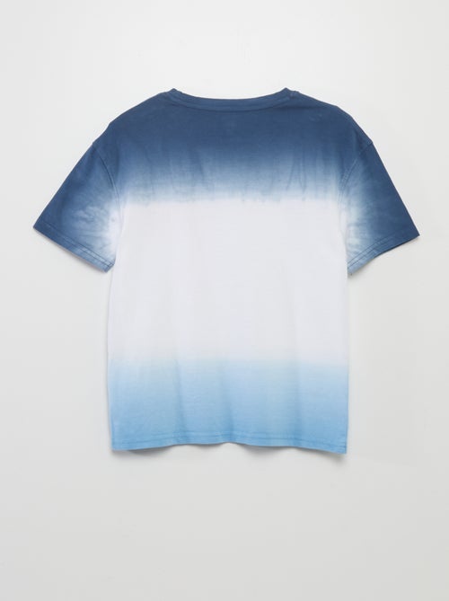 T-shirt a maniche corte con stampa tie and dye - Kiabi