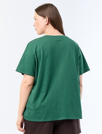 T-shirt a maniche corte con stampa